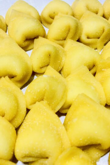 Tortelloni di ricotta e prezzemolo